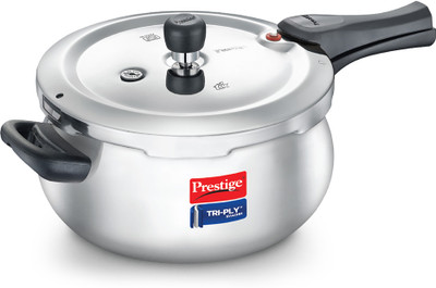 Prestige TRY-PLY SVACHH 3 L Outer Lid Induction Bottom Pressure Cooker(Stainless Steel)