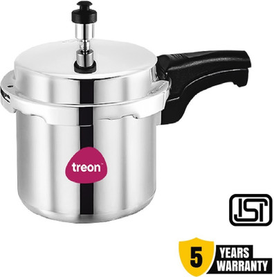 treon Grand Non Induction Bottom 7.5 L Outer Lid Pressure Cooker(Aluminium)