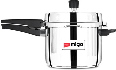 IMPEX 5 L Stainless Steel Pressure cooker IFC 5 SS 5 L Outer Lid Induction Bottom Pressure Cooker(Stainless Steel)