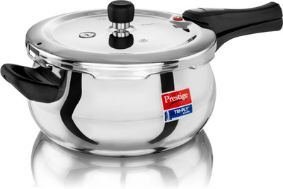 Prestige TRY-PLY SVACHH 5 L Outer Lid Induction Bottom Pressure Cooker(Stainless Steel)