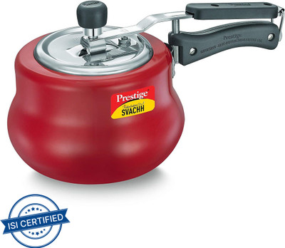 Prestige Svachh Nakshatra Duo Plus 2 L Inner Lid Induction Bottom Pressure Cooker(Aluminium)