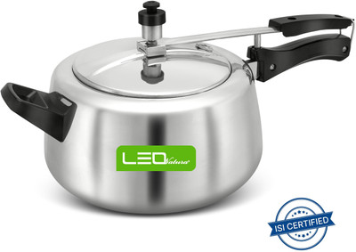 Leo Natura HANDI Cooker Inner Lid 5 L Inner Lid Induction Bottom Pressure Cooker & Pressure Pan(Aluminium)