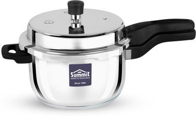 SUMMIT | Triply-Elite | Induction Base | Outerlid Cooker | 5 L Outer Lid Induction Bottom Pressure Cooker(Stainless Steel)