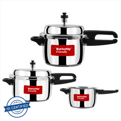 Butterfly friendly 5 l induction bottom pressure cooker sales