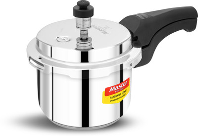 Master Stello Smart 1.5 L Outer Lid Induction Bottom Pressure Cooker(Stainless Steel)