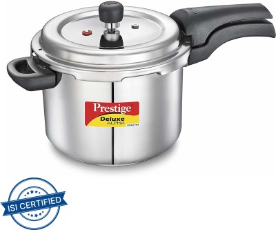 Prestige Deluxe Alpha Svachh 4 L Outer Lid Induction Bottom Pressure Cooker(Stainless Steel)