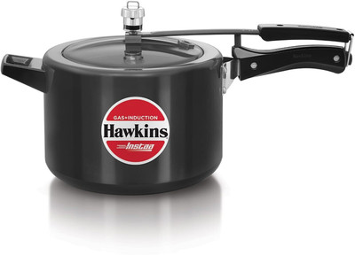 Hawkins 5 Litre Instaa Pressure Cooker, Induction Inner Lid Cooker 5 L Inner Lid Induction Bottom Pressure Cooker(Aluminium)