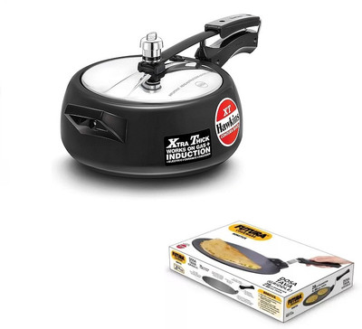 Hawkins Nonstic Dosa TAWA 28CM NDT28,Contura Black 3.5L CXT35 3.5 L Inner Lid Induction Bottom Pressure Cooker(Hard Anodized)
