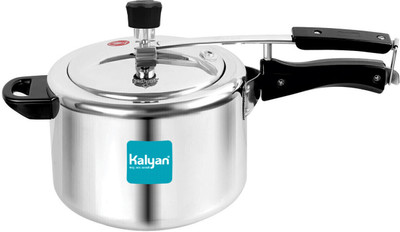 kalyan | Classic Blue | Induction Base | Aluminium Cooker | 5 L Inner Lid Induction Bottom Pressure Cooker(Aluminium)