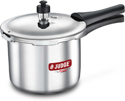 Prestige Judge Classic ACE Outer Lid Easy Grip Handle|Long Lasting Regulator 3 L Outer Lid Induction Bottom Pressure Cooker(Stainless Steel)