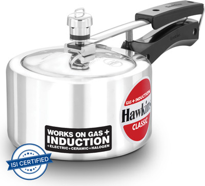 Hawkins Classic (ICL15) 1.5 L Inner Lid Induction Bottom Pressure Cooker(Aluminium)