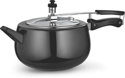 goodflame 3 LITER PRESSURE COOKER HARD ANODISED 3 L Inner Lid Induction Bottom Pressure Cooker(Hard Anodized)