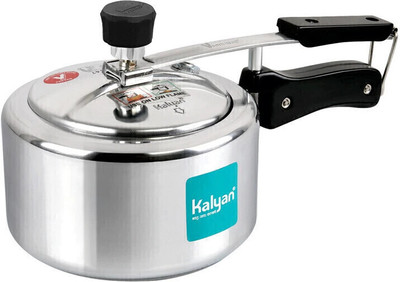 kalyan | Blue Series | Inner Lid | Induction Bse | 1 L Pressure Cooker | 1 L Inner Lid Induction Bottom Pressure Cooker(Aluminium)