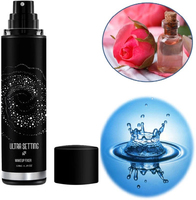 Yuency Makeup Fixer Long lasting Hydrating Control Oil Makeup Fixer Spray Primer  - 120 ml(black)