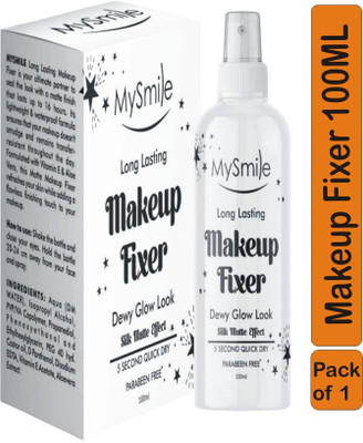 Mysmile etting Spray, long-lasting, hydrating & non-sticky makeup fixer Primer  - 100 ml(Transparent)