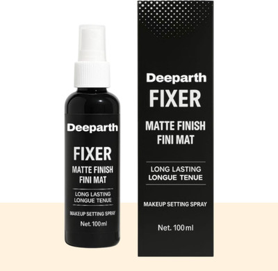 Deeparth Misty Finish Professional Long Lasting Makeup Fixer Spray Primer  - 100 ml(Transparent)