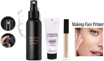 AFARAXIA Skin hydrating makeup setting spray and liqued concelour  Primer  - 200 ml(transprant)