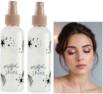 Emijun Magic Shine Makeup Fixer Setting Spray COMBO Primer  - 300 ml(TRANSPARENT)