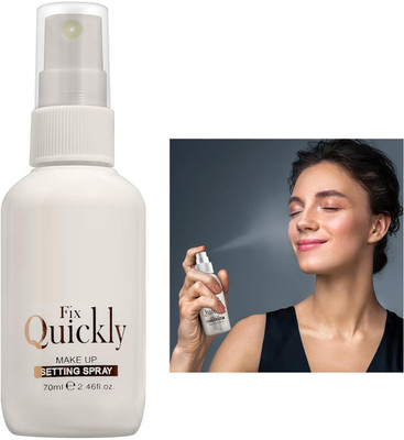 Arcanuy Makeup Fixer Setting Spray | Prevents Cracks, Minimizes Pores & Fine Lines| Primer  - 70 ml(Transparent)