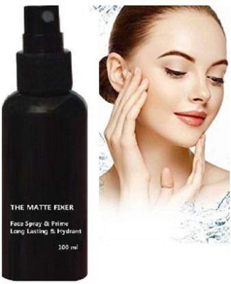 ADJD MATTE MAKE UP FIXER FACE SPRAY & LONG LASING ALL SKIN TYPE Primer  - 100 ml(TRANSPARENT)