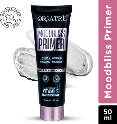 Orgatre Primer, Instant Blur Fine Lines & Pores Minimizer, Hydrated Formula-Matte Finish Primer  - 50 ml(Makeup Primer)