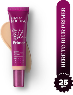 Hilary Rhoda Here to Blur Primer | Tinted & Silicon-Based Primer | Water Resistant  Primer  - 25 g(Matte Finish & Blurs Pores)