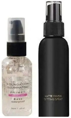 Latixmat Mattifying Face Primer with makeup setting fixer(2 Items in the set)