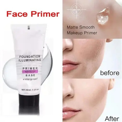 Jiwoo makeup baser face tube gel primer for all skin tone Primer  - 100 ml(Transpernt)