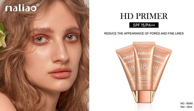 MALIO HD Primer 18 Hours Instant Moisture Glow Hydratant Primer  - 35 ml(Transparent)