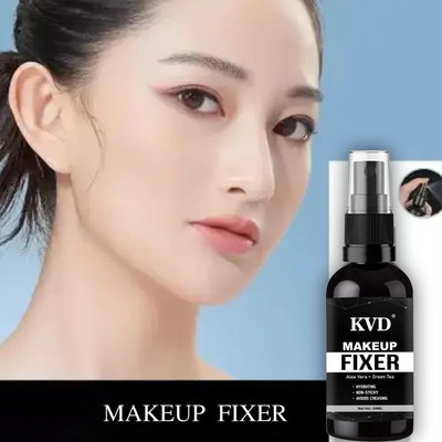 kvd Matte fixer Makeup set Face spray prep & Prime long lasting water proof  Primer  - 50 ml(Black)