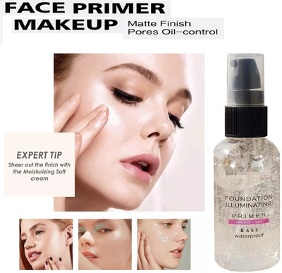 Aylily Matte finish Pore blur Oil Free Makeup face Base gel  Primer  - 50 ml(TRANSPARENT)