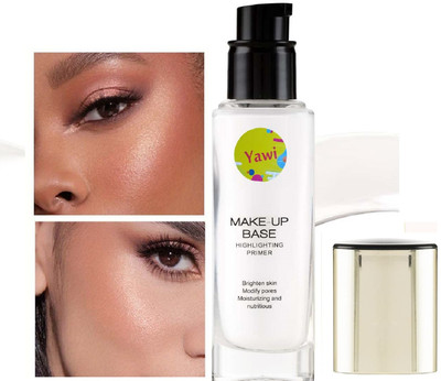 YAWI Natural Glow Primer Highlighting|Up to 8 Hours Long-Lasting Primer  - 40 ml(White)
