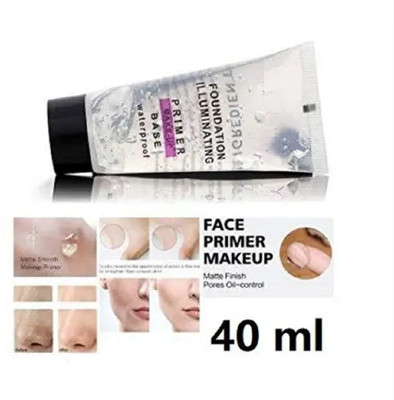 HUZURLU Oil-Free Long Stay Face Primer Gel & Makeup Base Primer  - 40 g(TRANSPARNET)
