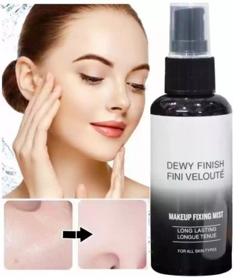 GABBU Long lasting Misty Finish Professional Makeup Fixer Spray for Face makeup Primer  - 80 ml(Transprent)