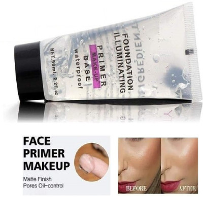 HUZURLU Poreless, Smooth & Long Lasting Makeup Base  Primer  - 50 ml(TRANSPARENT)