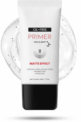 manasona Korean Face Primer for Easy Makeup & Pore Minimize| Skin-Softening Primer  - 30 ml(Transparent)