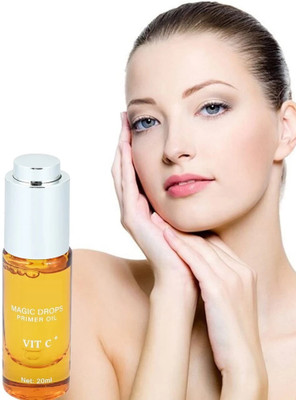 HUZURLU magic drop new primer Primer - 20 ml (Transperent) Primer  - 20 ml(orange)