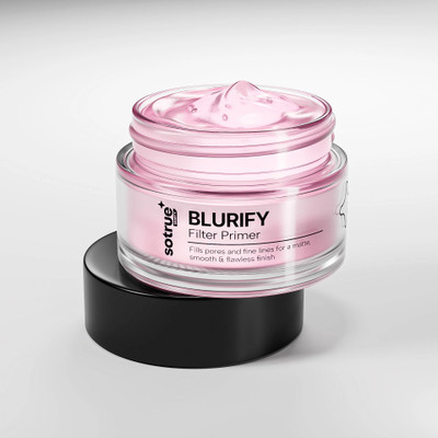 Sotrue Blurify Filter Face Primer for Flawless Skin | Blurs Fine Lines & Pores  Primer  - 15 g(Pink)