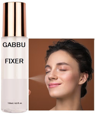 GABBU Makeup Fixer | Non Sticky, Keeps Makeup Intact, Hydrates & Refreshes Primer  - 120 ml(Transparent)