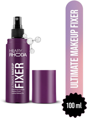 Hilary Rhoda Ultimate Makeup Fixer | Infused with Niacinamide & Hyaluronic Acid | Hydrates Primer  - 100 ml(Transparent)