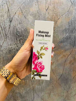manasona Waterproff & Long Lasting Makeup Spray Primer  - 80 ml(Transparent)