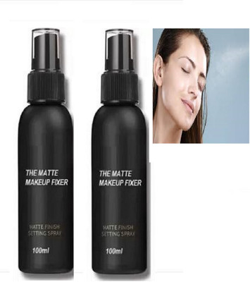 Luipui BEST MAKEUP FIX 24 HOUR CONTROL LONG LASTING PACK OF 2 Primer  - 200 ml(TRANSPARENT)