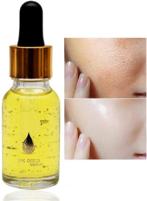 Arcanuy 24 k gold particles serum for glowing skin anti ageing skin care serum Primer  - 13 ml(gold)