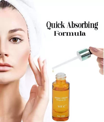 THTC Magic Drops Primer Oil For Face Prime Primer  - 20 ml(Transparent)