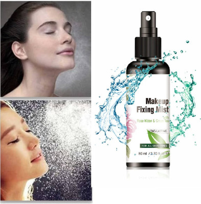 manasona MAKEUP FIXER SPRAY WATERPROOF FOR ALL GIRLS Primer  - 80 ml(Transparent)