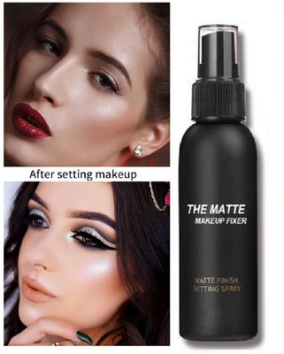 HUZURLU BEST MAKEUP SETTING SPRAY LONG LASTING MATTE FINISH FIXER Primer  - 100 ml(TRANSPARENT)