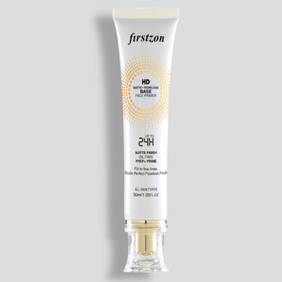 FIRSTZON HD pore minimizer Flawless finish matte base face make up primer | Primer  - 30 ml(Transparent)