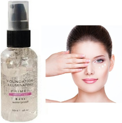 HUZURLU Blur Perfect Matte Finish Water Proof Face Gel  Primer  - 50 ml(Transparent)