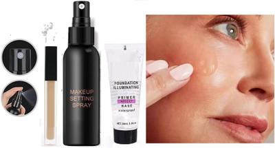 AFARAXIA best Skin hydrating makeup setting spray and liqued concelour  Primer  - 200 ml(transprant)