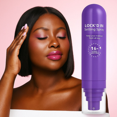 BLUEMERMAID LOCK'D IN Setting Makeup Matte Finish Spray Primer  - 100 ml(Transparent)